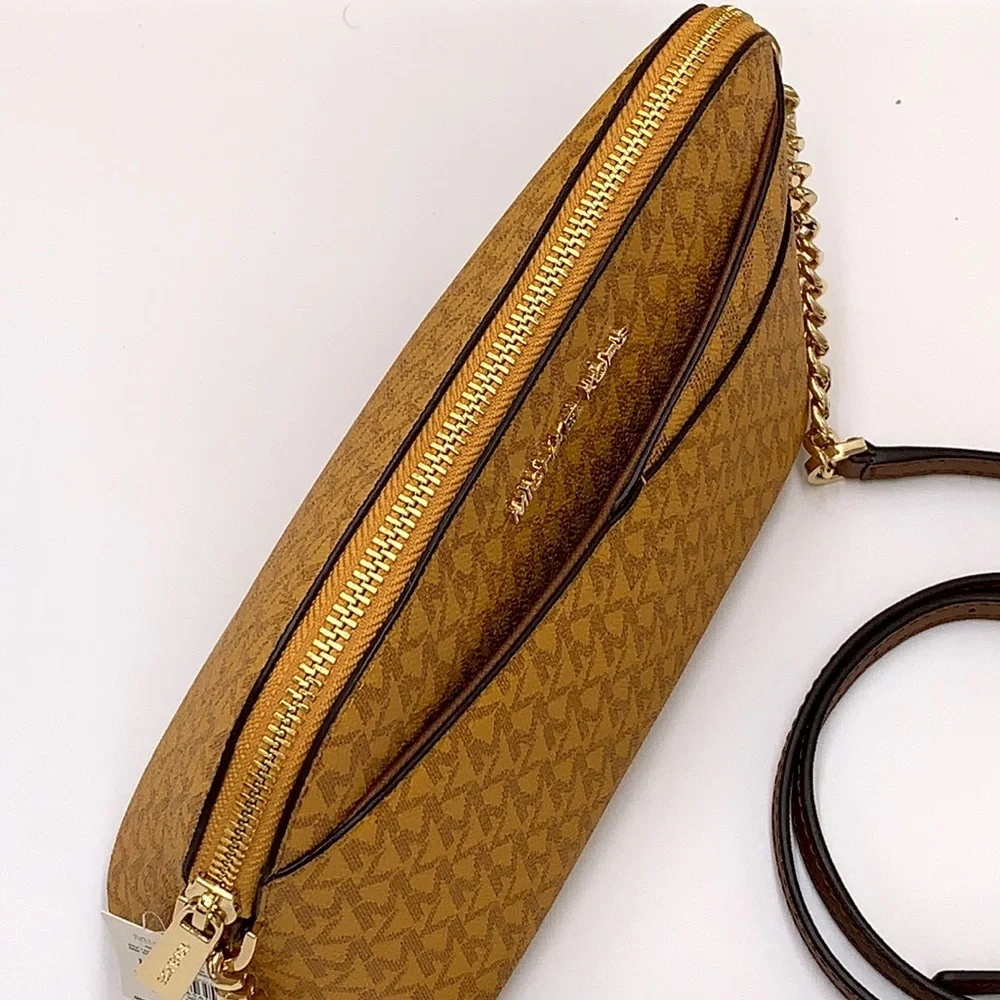 Michael Kors Medium Dome Xcross Xbody Bag Color: Marigold Multi